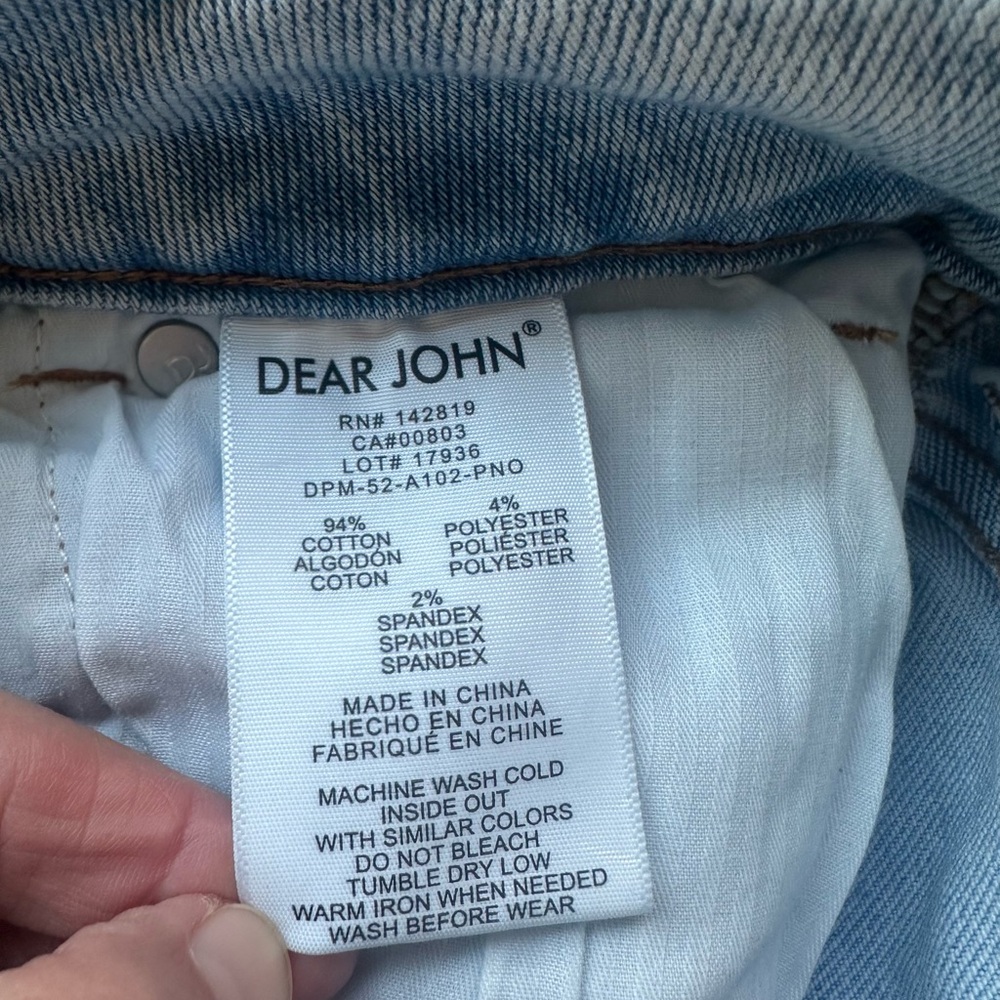 Dear John Light Blue Flare & Wide Leg Jeans - Picture 6 of 6